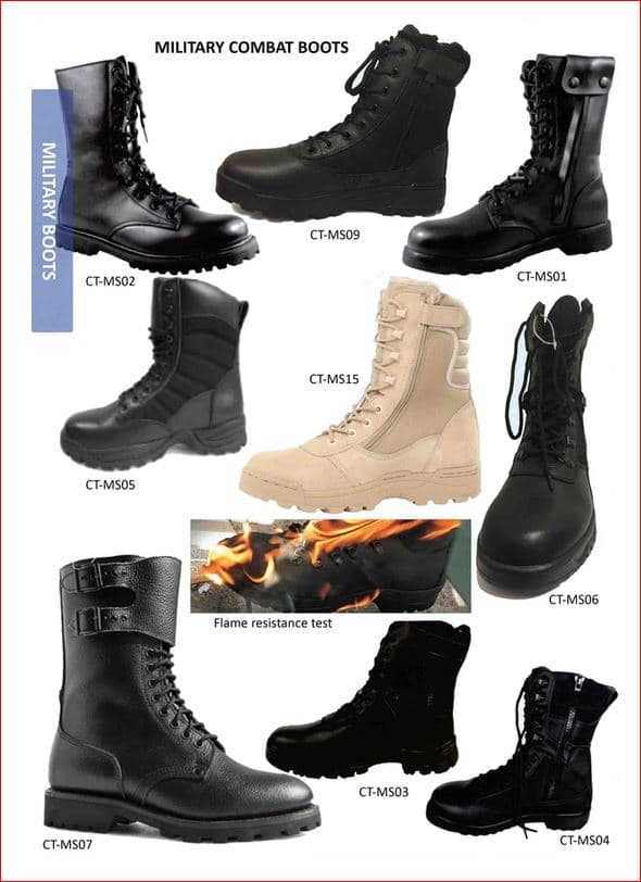 Military boots