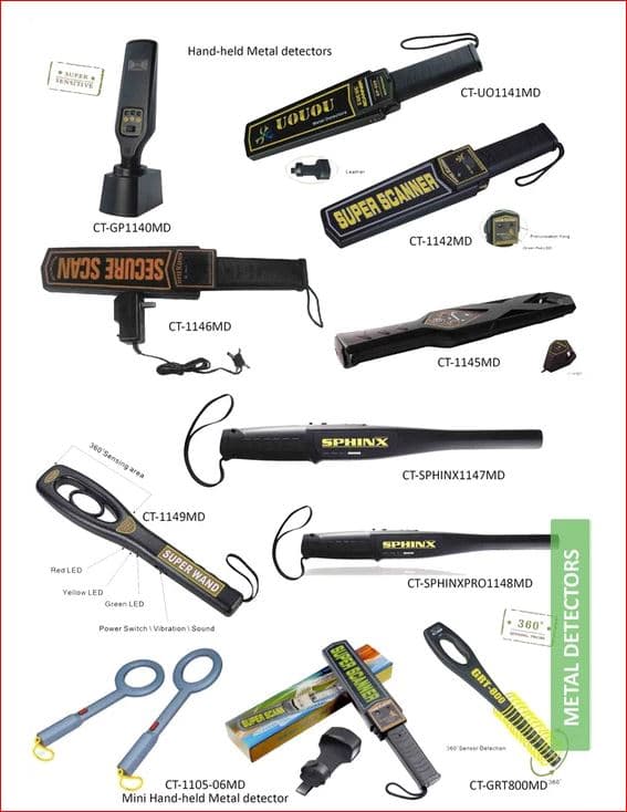 Hand-held Metal Detectors