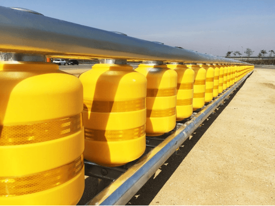 Roller Barrier Guardrail System